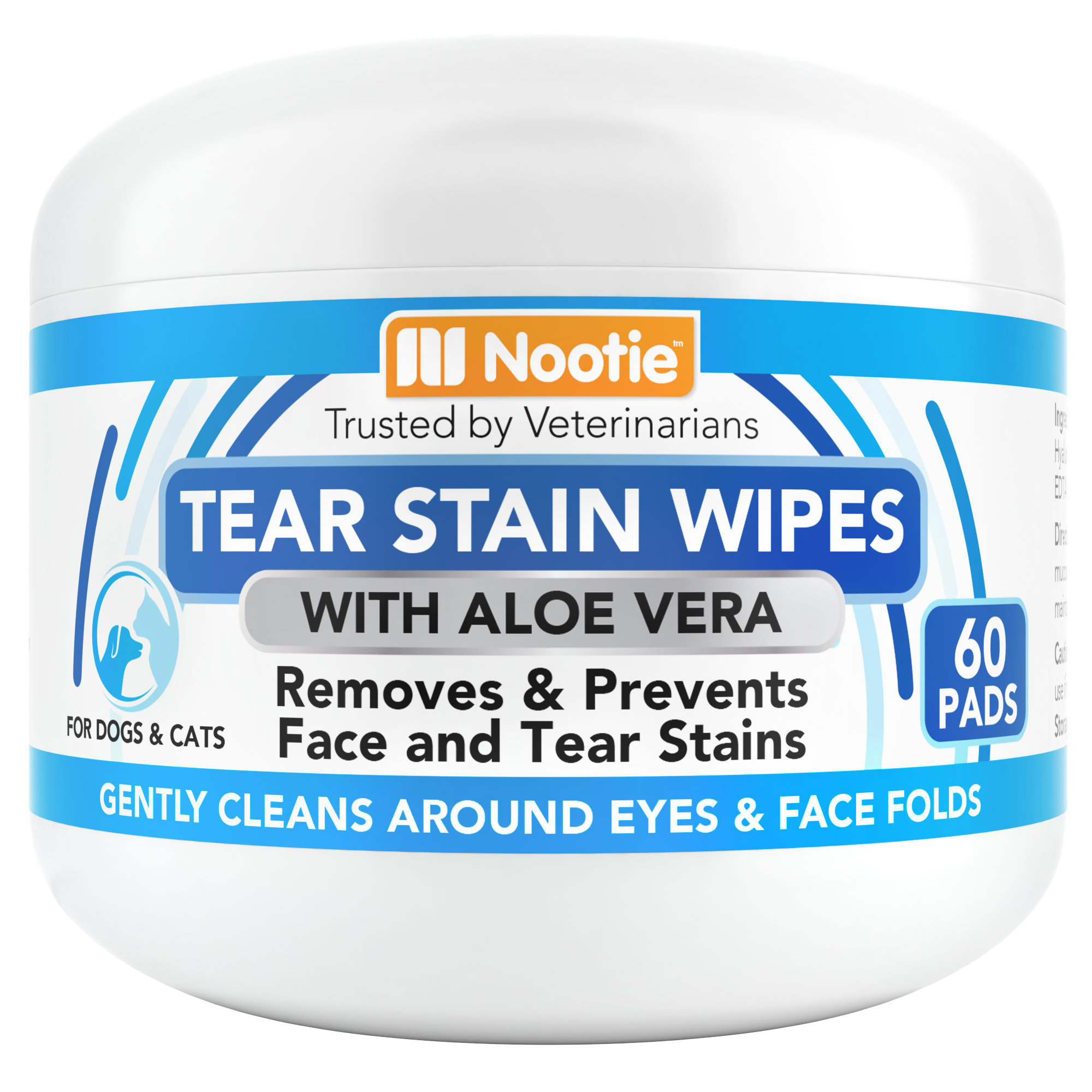 aloe remove tear stains wipes Tear Stain Wipes for Dogs & Cats