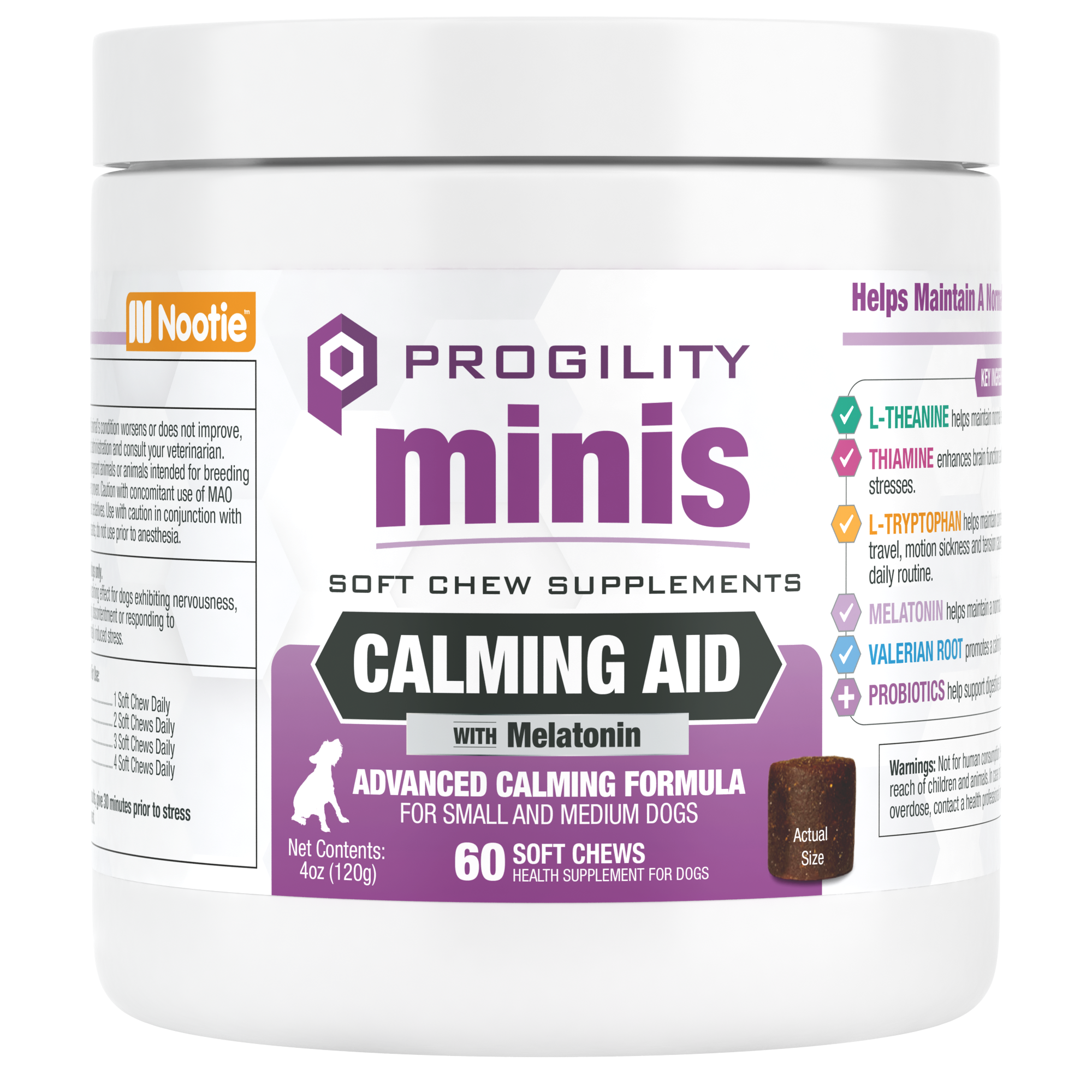 Progility Minis Calming Aid Soft Chew Supplements | Advanced