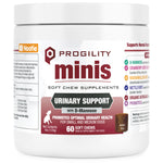 Progility Minis Urinary Support Soft Chew Supplements | Promotes Optimal Urinary Health - For Small & Medium Dogs