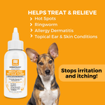 Medicated Pet Ear Flush | 4 oz - Antifungal & Antibacterial