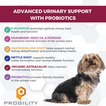 Progility Minis Urinary Support Soft Chew Supplements | Promotes Optimal Urinary Health - For Small & Medium Dogs
