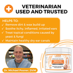 Medicated Ear Finger Wipes for Dogs and Cats | Topical Ear Treatment