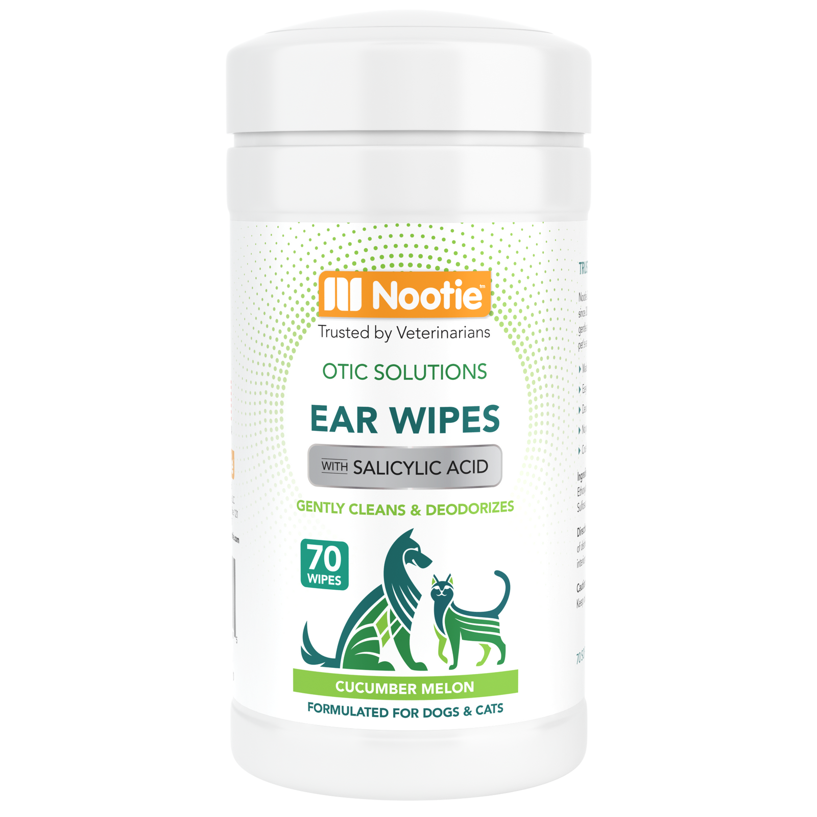Ear Wipes with Salicylic Acid | Cucumber Melon