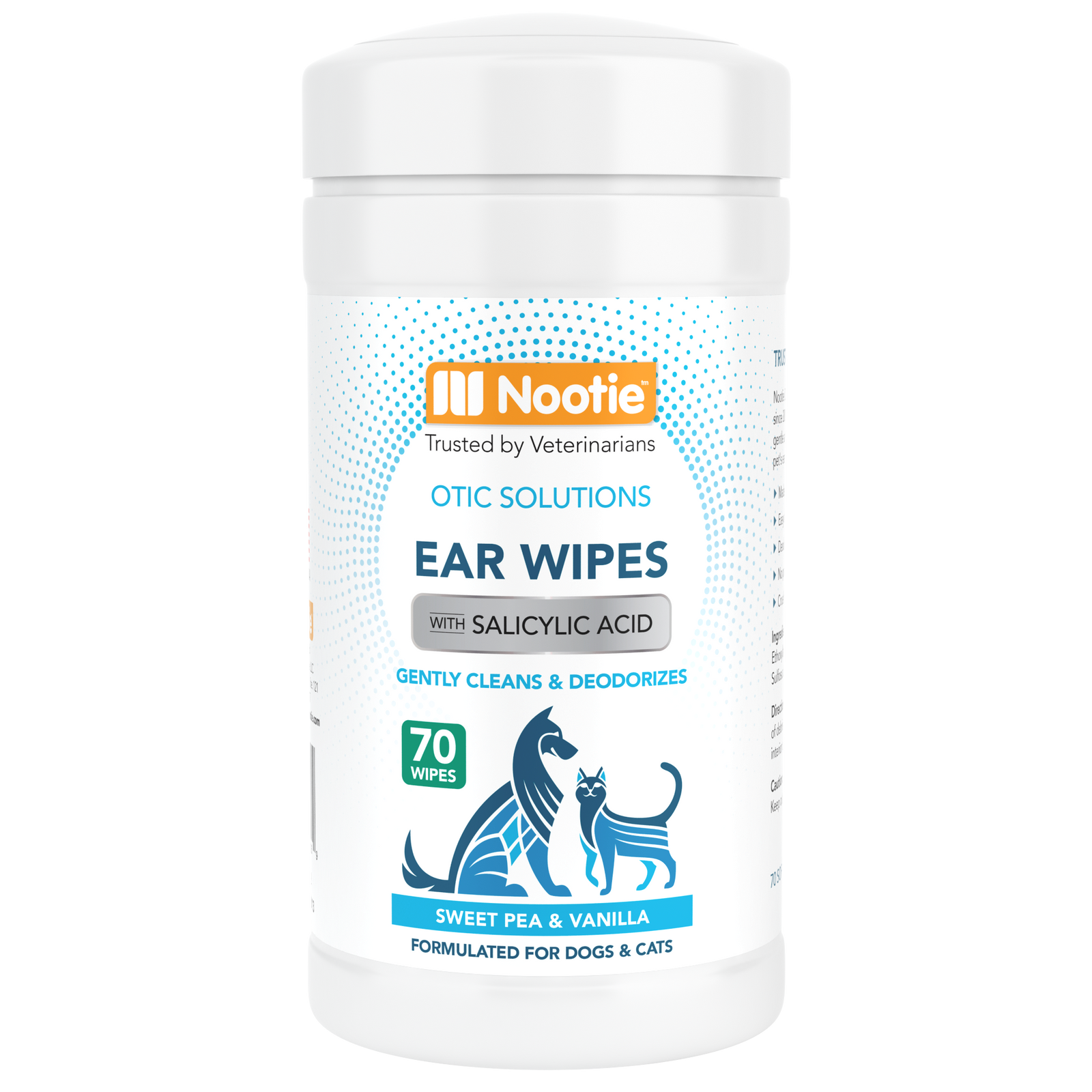Ear Wipes with Salicylic Acid | Sweet Pea & Vanilla