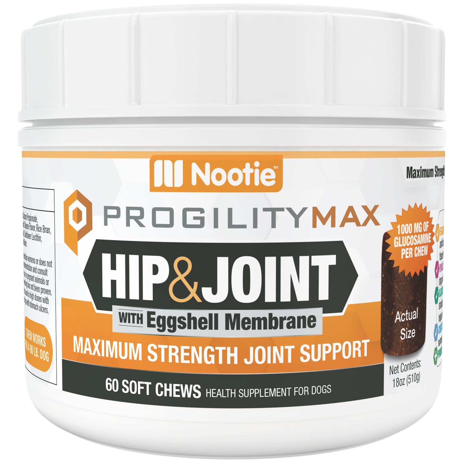 ProgilityMax Hip & Joint Soft Chew Supplement | with Eggshell Membrane