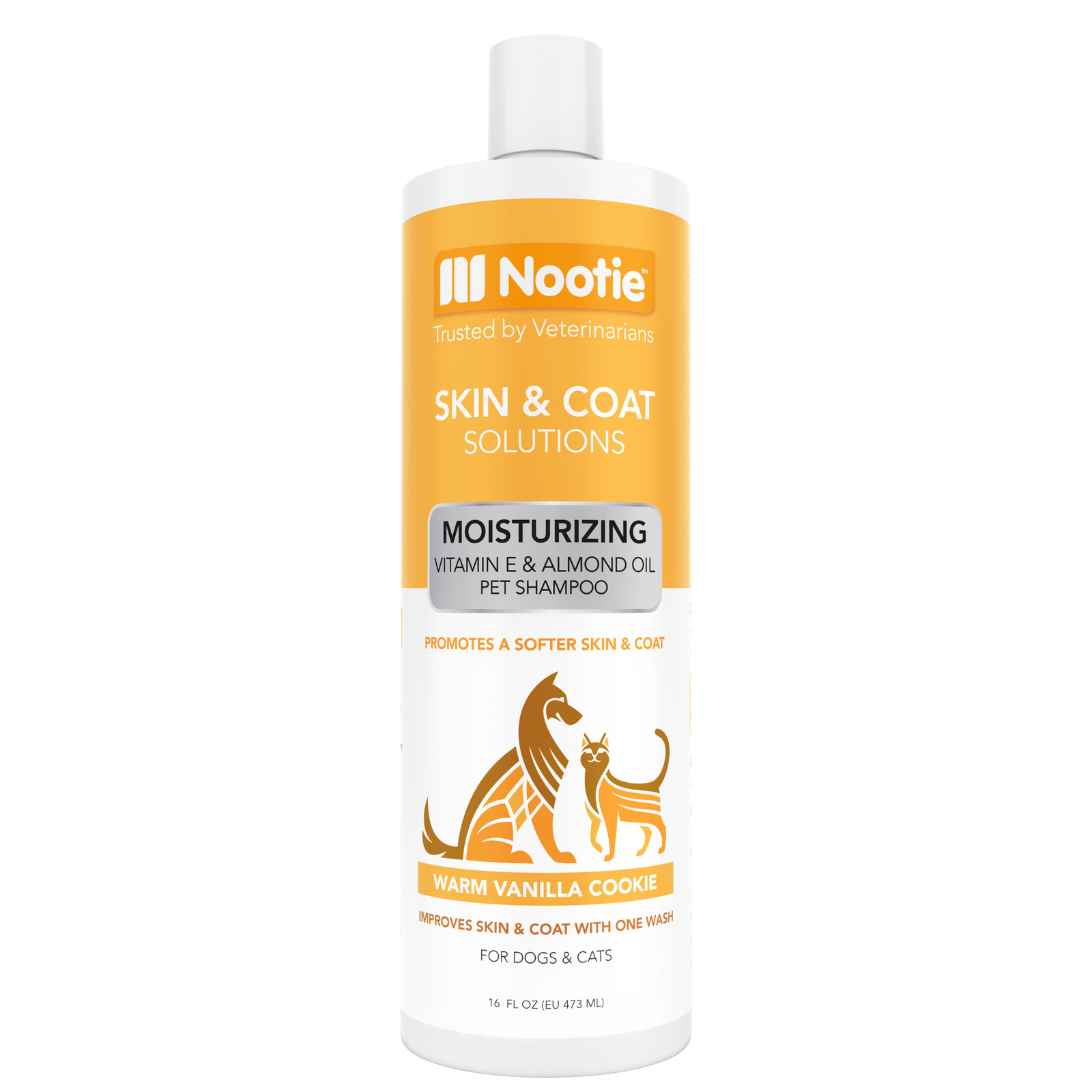 Moisturizing Vitamin E and Almond Oil Pet Shampoo | Warm Vanilla Cookie