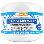 Tear Stain Wipes for Dogs & Cats  | 60 Pads