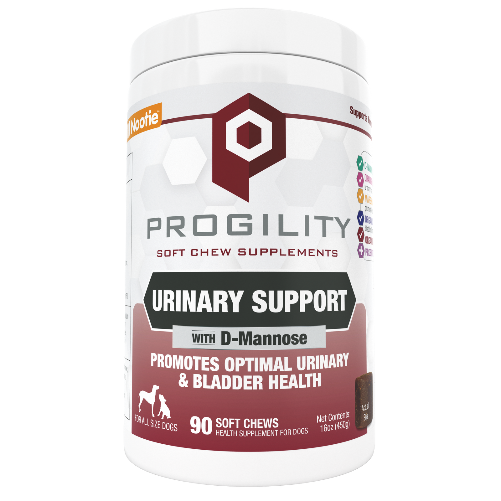 Progility Urinary Support Soft Chew Health Supplement For Dogs | Support Normal Function for Bladder, Urinary, and Kidney Health