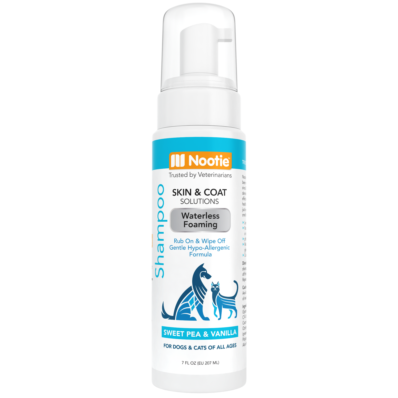 Hypo-Allergenic Waterless Foaming Shampoo | Sweet Pea & Vanilla