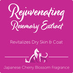 Rejuvenating Rosemary Extract Pet Shampoo | Japanese Cherry Blossom