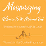 Moisturizing Vitamin E and Almond Oil Pet Shampoo | Warm Vanilla Cookie