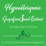 Hypoallergenic Grapefruit Seed Extract Pet Shampoo | Coconut Lime Verbena